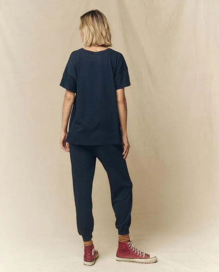 Tops Women039s The Great The UNeck Tee True Navy
