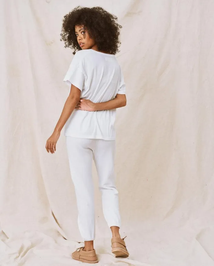 Tops Women039s The Great The UNeck Tee True White