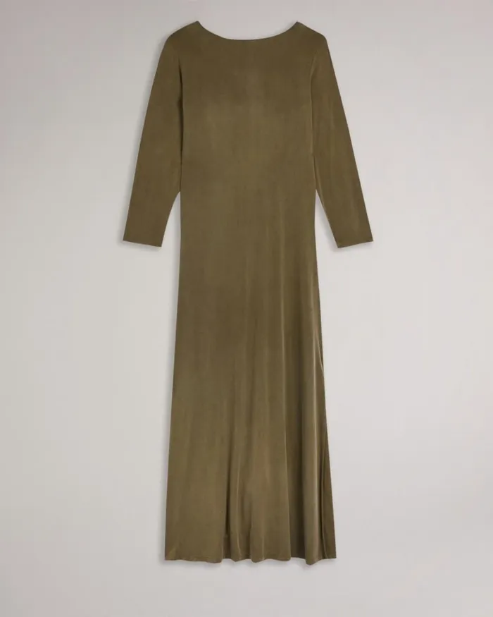 Twist Back Jersey Dress DkGreen Women Ted Baker Dresses
