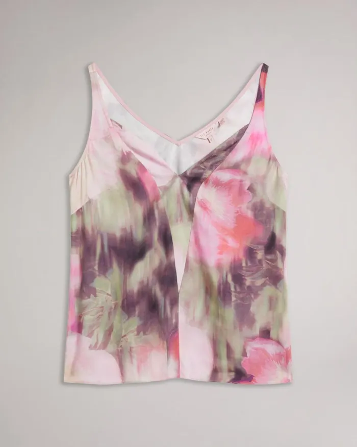V Neck Cami Top Coral Women Ted Baker Clothing