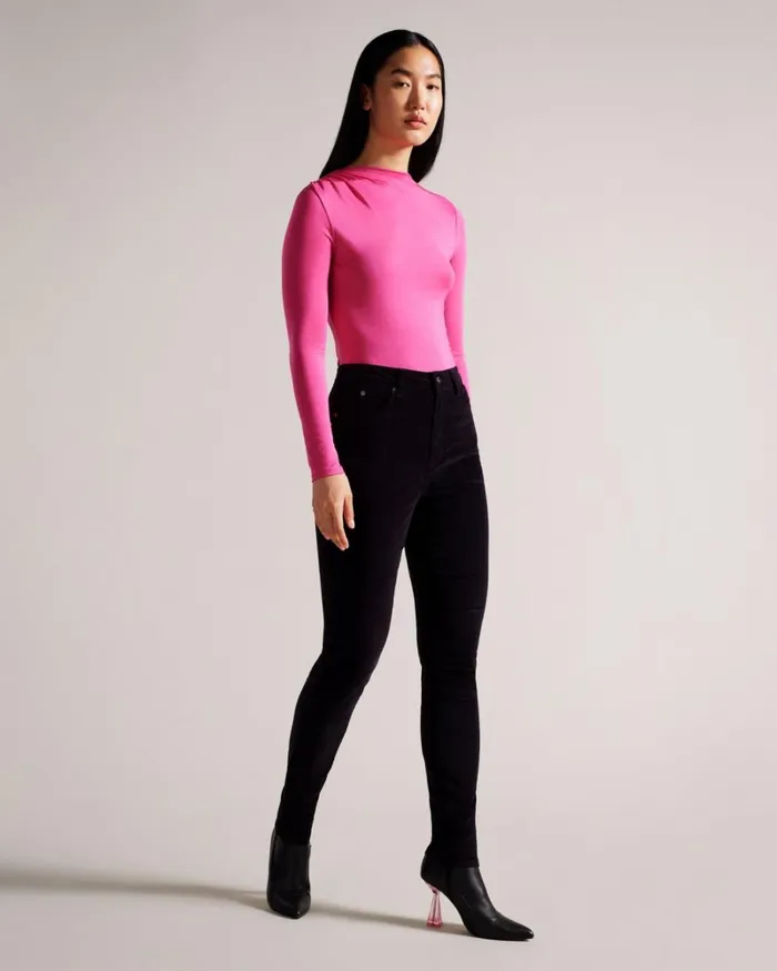 Velvet Skinny Leg Jeans Black Women Ted Baker Clothing Velvet Skinny Leg Jeans Black Women Ted Baker Clothing
