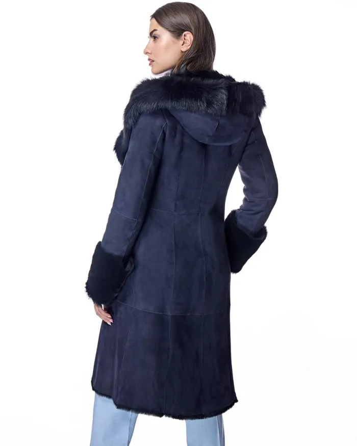 Vests Women039s Maximilian Reversible Shearling Vest
