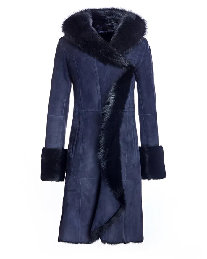 Vests Women039s Maximilian Reversible Shearling Vest