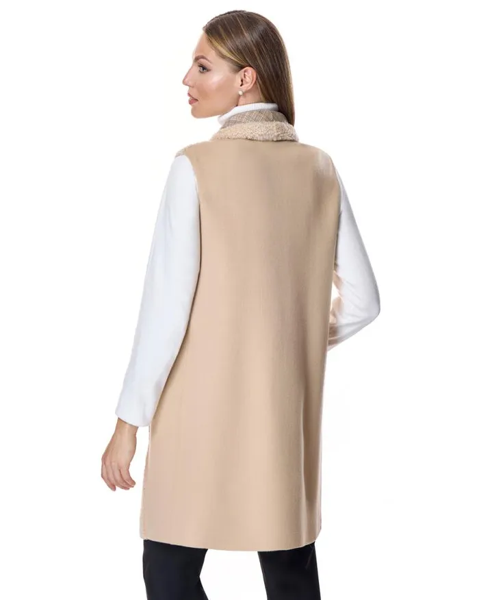 Vests Women039s Maximilian Shearling Lamb Vest