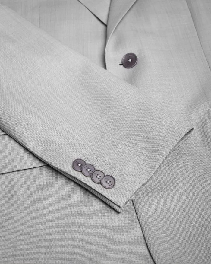 Virgin Wool Blazer Light Gray Men Ted Baker Clothing Virgin Wool Blazer Light Gray Men Ted Baker Clothing