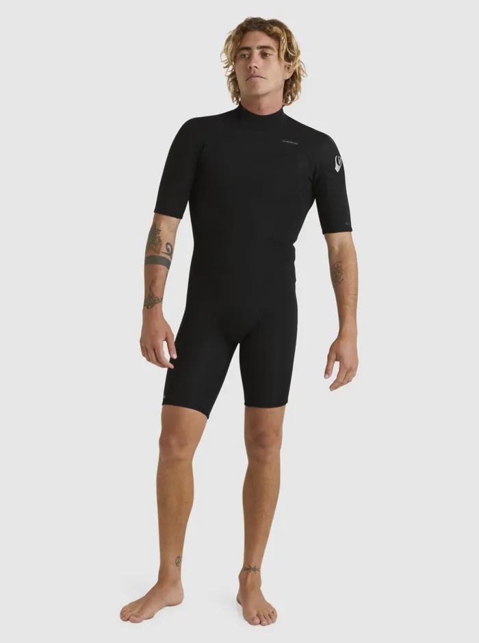 Wetsuits Men Quiksilver 22mm Everyday Sessions Short Sleeve Back Zip Springsuit Black Wetsuits Men Quiksilver 22mm Everyday Sessions Short Sleeve Back Zip Springsuit Black