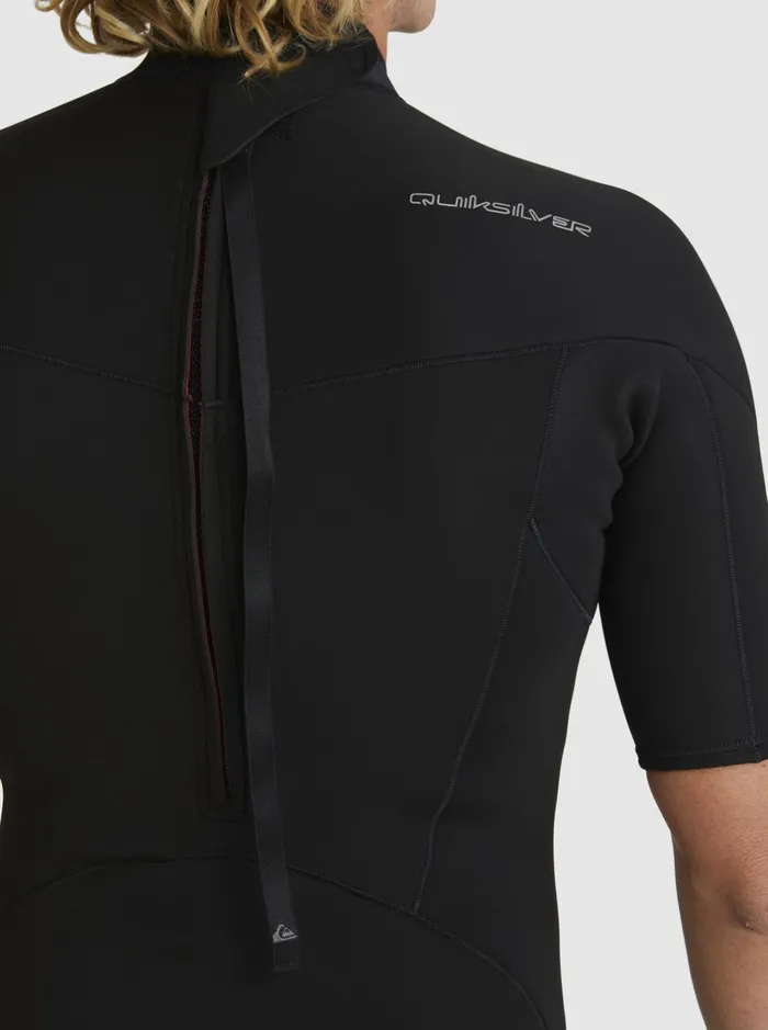 Wetsuits Men Quiksilver 22mm Everyday Sessions Short Sleeve Back Zip Springsuit Black Wetsuits Men Quiksilver 22mm Everyday Sessions Short Sleeve Back Zip Springsuit Black