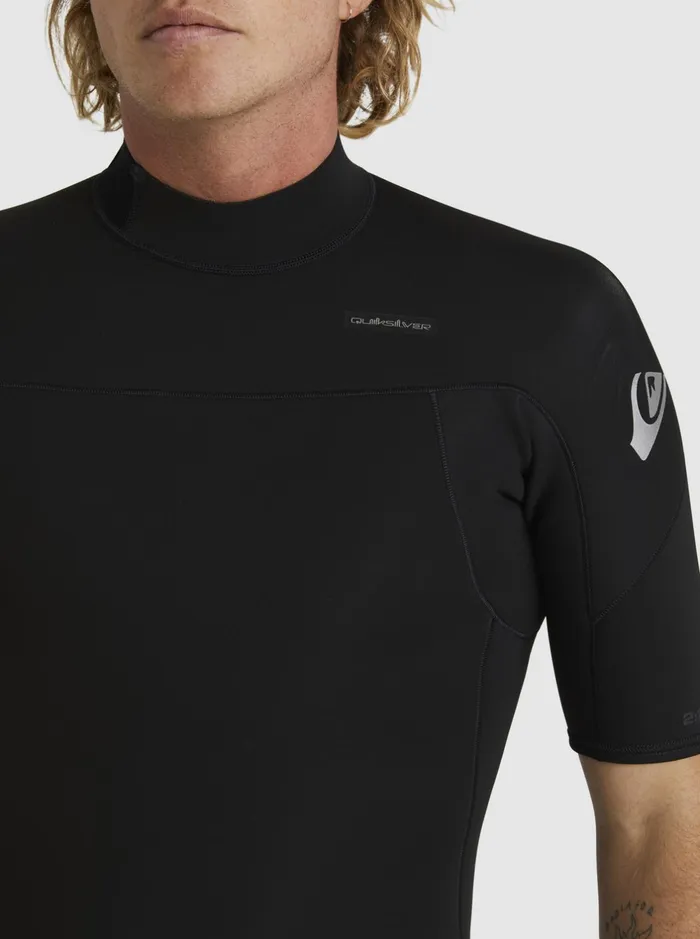 Wetsuits Men Quiksilver 22mm Everyday Sessions Short Sleeve Back Zip Springsuit Black Wetsuits Men Quiksilver 22mm Everyday Sessions Short Sleeve Back Zip Springsuit Black