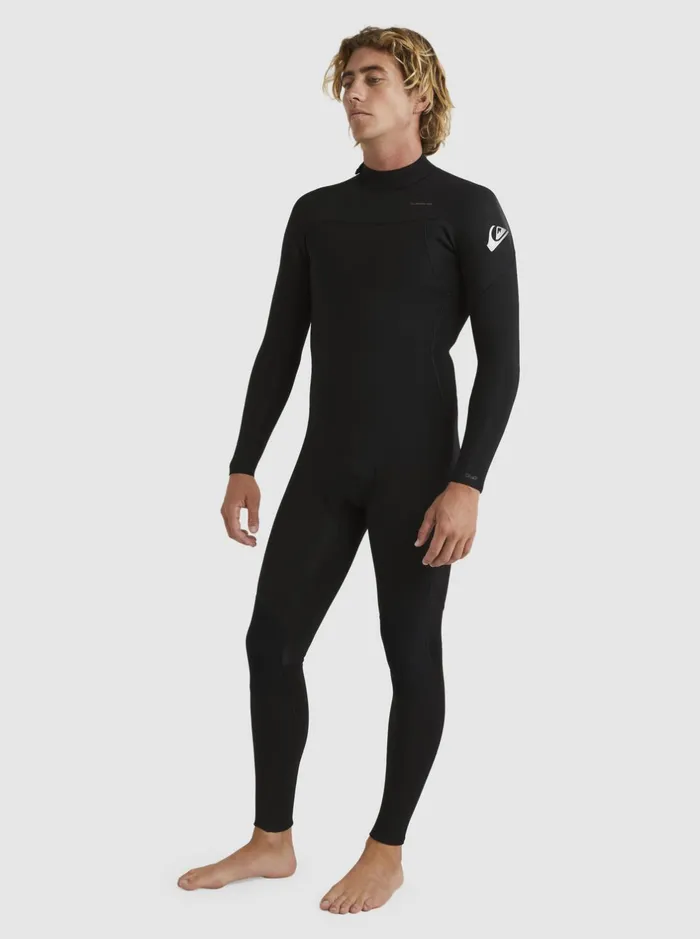 Wetsuits Men Quiksilver 32 Everyday Sessions Back Zip Wetsuit Black Wetsuits Men Quiksilver 32 Everyday Sessions Back Zip Wetsuit Black