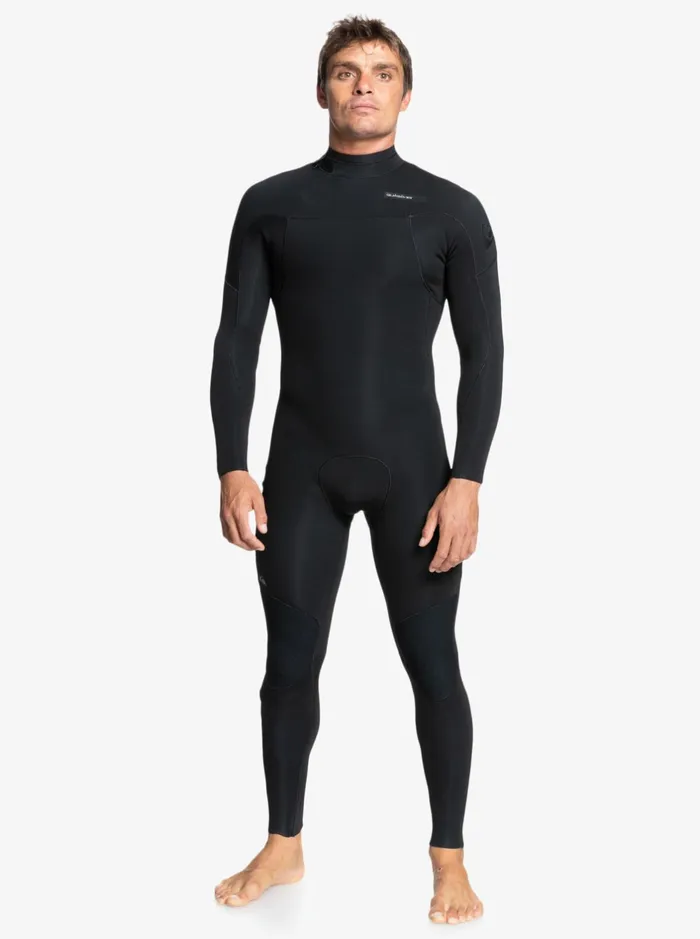 Wetsuits Men Quiksilver 43 Everyday Sessions Back Zip Wetsuit Black