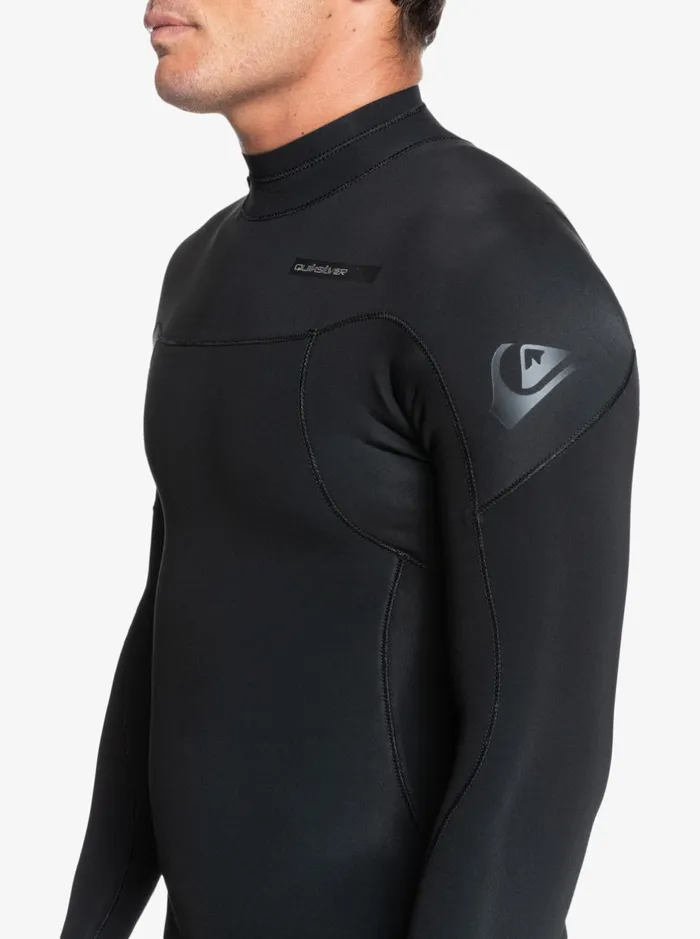 Wetsuits Men Quiksilver 43 Everyday Sessions Back Zip Wetsuit Black Wetsuits Men Quiksilver 43 Everyday Sessions Back Zip Wetsuit Black