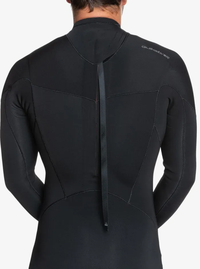Wetsuits Men Quiksilver 43 Everyday Sessions Back Zip Wetsuit Black Wetsuits Men Quiksilver 43 Everyday Sessions Back Zip Wetsuit Black
