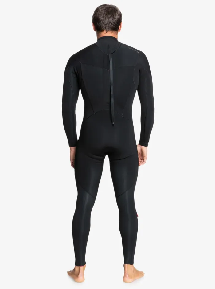 Wetsuits Men Quiksilver 43 Everyday Sessions Back Zip Wetsuit Black Wetsuits Men Quiksilver 43 Everyday Sessions Back Zip Wetsuit Black