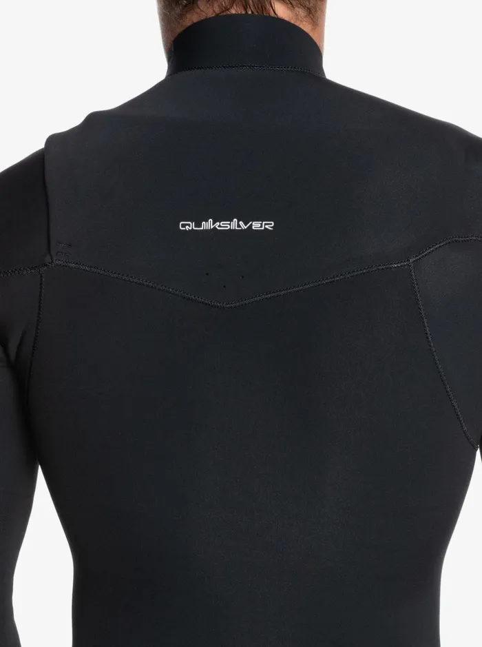 Wetsuits Men Quiksilver 43 Everyday Sessions Chest Zip Wetsuit Black Wetsuits Men Quiksilver 43 Everyday Sessions Chest Zip Wetsuit Black