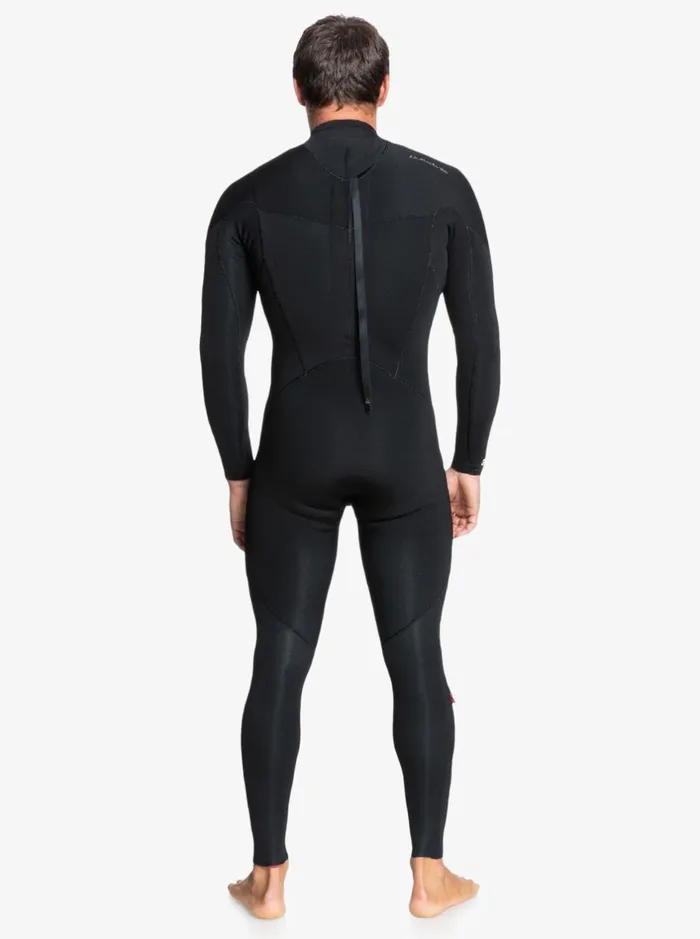 Wetsuits Men Quiksilver 543mm Everyday Sessions Back Zip Wetsuit Black Wetsuits Men Quiksilver 543mm Everyday Sessions Back Zip Wetsuit Black