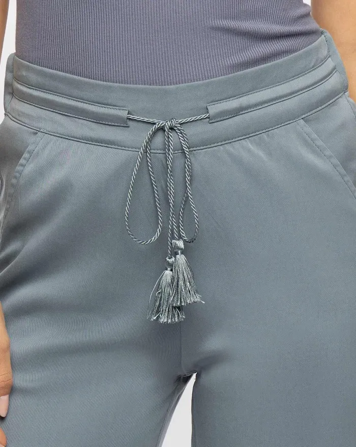 Women All Bottoms TravisMathew CAPRI TIE FRONT PANT Trooper