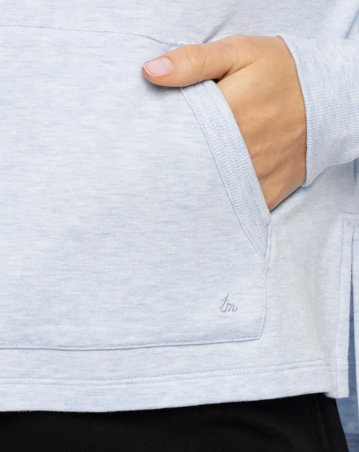 Women All Tops TravisMathew HIDDEN GEMS CLOUD FRENCH TERRY HOODIE Heather Kentucky