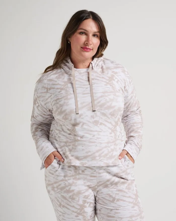Women All Tops TravisMathew SAN SEBASTIAN CLOUD FLEECE HOODIE Atmosphere