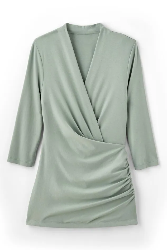 Women Alondra Knit Top I Green Milieu Soft Surroundings Tops Women Alondra Knit Top I Green Milieu Soft Surroundings Tops