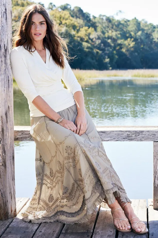 Women Alondra Knit Top I Green Milieu Soft Surroundings Tops Women Alondra Knit Top I Green Milieu Soft Surroundings Tops