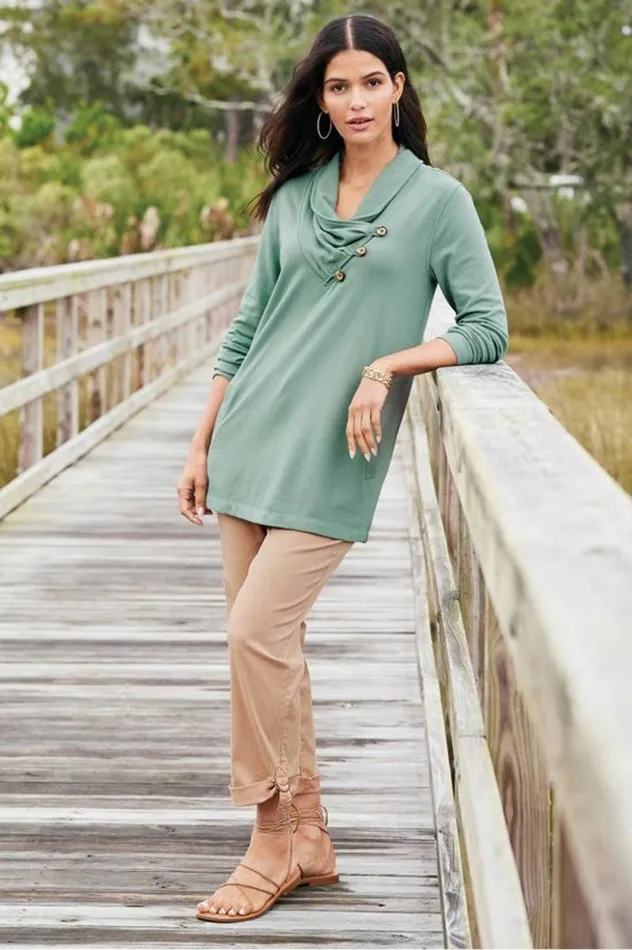 Women Antigua Convertible Crop Pants Agave Green Soft Surroundings Pants Women Antigua Convertible Crop Pants Agave Green Soft Surroundings Pants