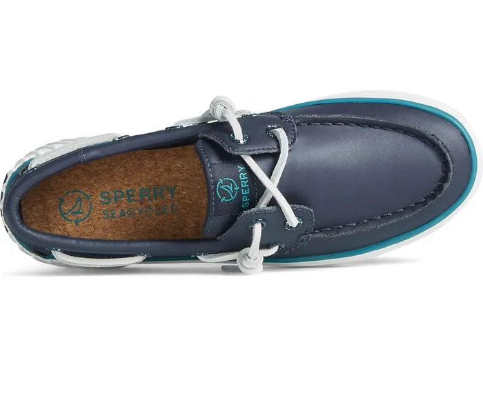 Women Bahama 20 Leather Platform Sneaker Navy Sperry Sneakers Women Bahama 20 Leather Platform Sneaker Navy Sperry Sneakers