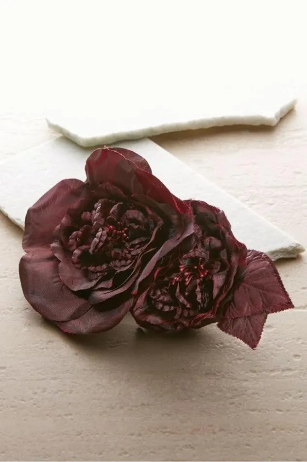 Women Bordeaux Blooms Pin Burgundy Soft Surroundings Jewelry Women Bordeaux Blooms Pin Burgundy Soft Surroundings Jewelry