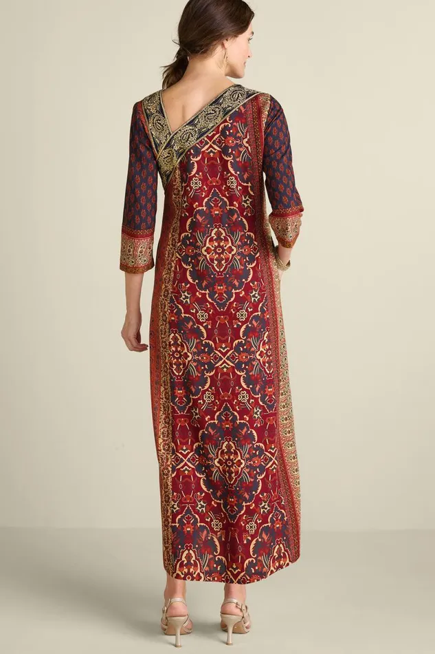 Women Cindra Maxi Dress Autumnal Patchwork Soft Surroundings Dresses Women Cindra Maxi Dress Autumnal Patchwork Soft Surroundings Dresses