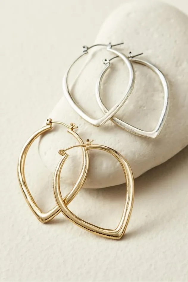 Women Cosma Hoop Earrings Gold Soft Surroundings Jewelry