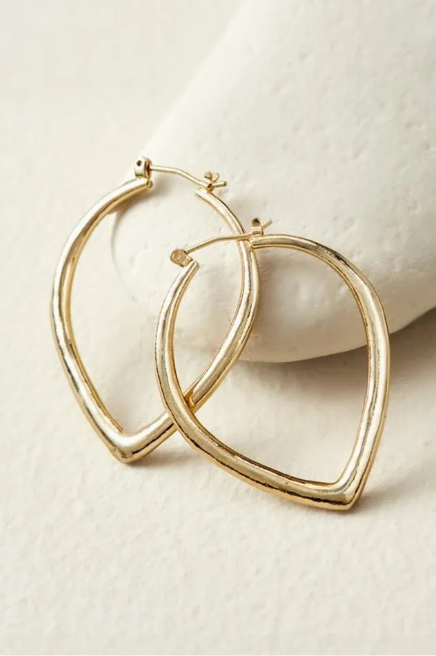 Women Cosma Hoop Earrings Gold Soft Surroundings Jewelry Women Cosma Hoop Earrings Gold Soft Surroundings Jewelry