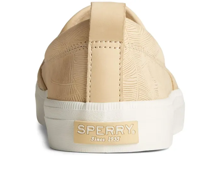 Women Crest Leather Palm Embossed Slip On Sneaker Chamomile Sperry Sneakers Women Crest Leather Palm Embossed Slip On Sneaker Chamomile Sperry Sneakers