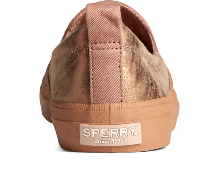 Women Crest Twin Gore Metallic Leather Sneaker Rose Sperry Sneakers Women Crest Twin Gore Metallic Leather Sneaker Rose Sperry Sneakers