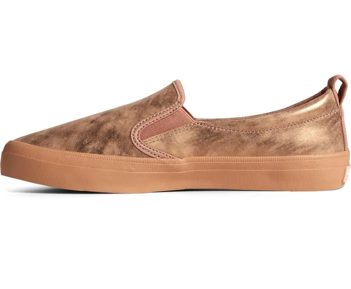 Women Crest Twin Gore Metallic Leather Sneaker Rose Sperry Sneakers Women Crest Twin Gore Metallic Leather Sneaker Rose Sperry Sneakers