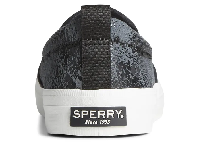 Women Crest Twin Gore Metallic Slip On Sneaker Black Sperry Sneakers Women Crest Twin Gore Metallic Slip On Sneaker Black Sperry Sneakers