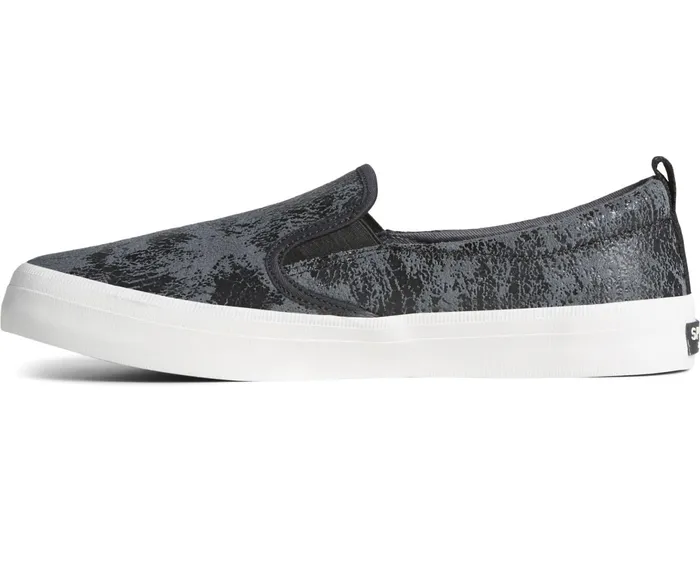Women Crest Twin Gore Metallic Slip On Sneaker Black Sperry Sneakers Women Crest Twin Gore Metallic Slip On Sneaker Black Sperry Sneakers