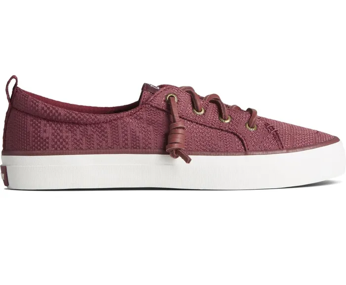 Women Crest Vibe Jacquard Sneaker Cordovan Sperry Sneakers