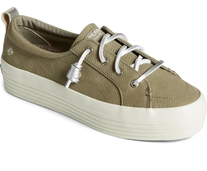 Women Crest Vibe Platform Snake Sneaker Green Sperry Sneakers Women Crest Vibe Platform Snake Sneaker Green Sperry Sneakers