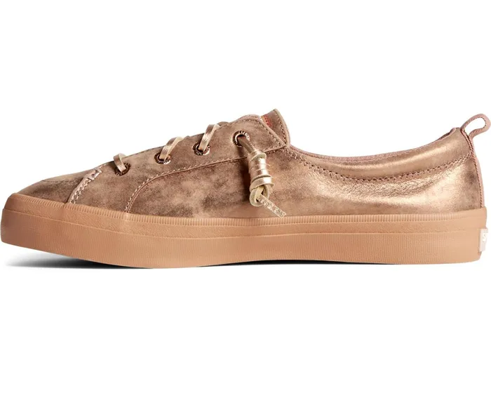Women Crest Vibe Shimmer Leather Sneaker Rose Sperry Sneakers Women Crest Vibe Shimmer Leather Sneaker Rose Sperry Sneakers