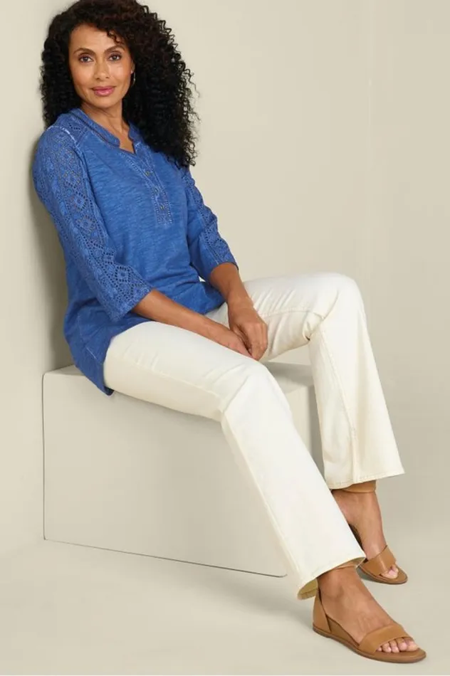 Women Draco Tunic Coastal Blue Soft Surroundings Tops Women Draco Tunic Coastal Blue Soft Surroundings Tops