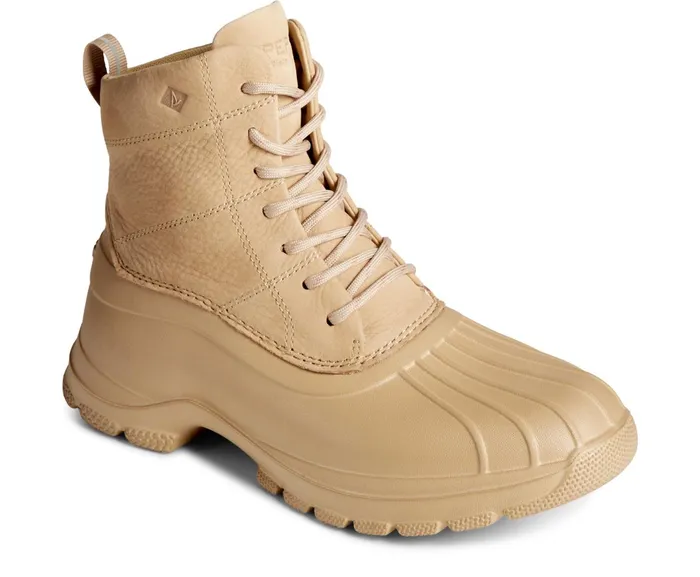 Women Duck Float Lace Up Boot Tan Sperry Rain and Duck Boots Women Duck Float Lace Up Boot Tan Sperry Rain and Duck Boots