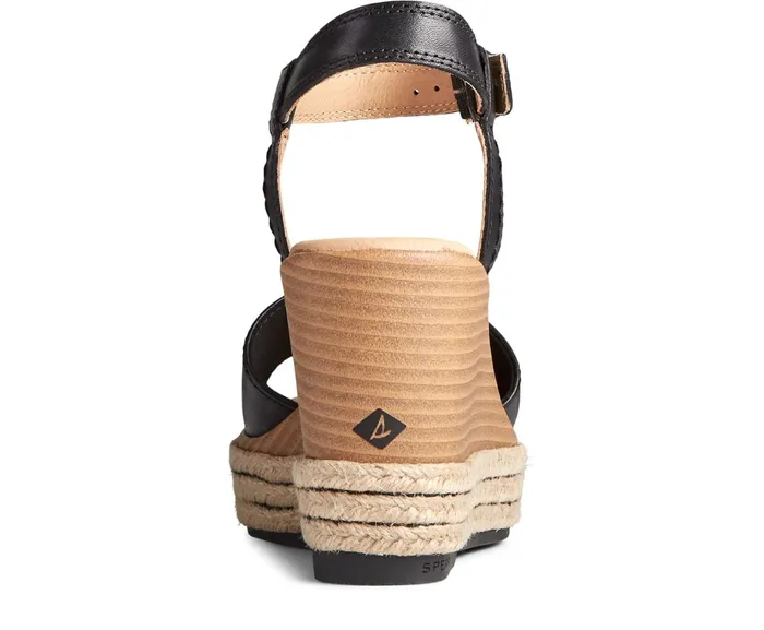 Women Fairwater PLUSHWAVE Wedge Sandal Black Sperry Sandals Women Fairwater PLUSHWAVE Wedge Sandal Black Sperry Sandals
