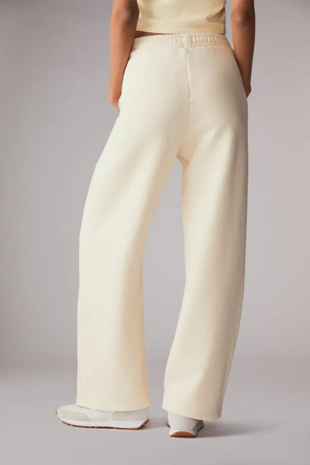 Women Fiorucci Angels Jeans Logo Joggers Cream Cream Women Fiorucci Angels Jeans Logo Joggers Cream Cream