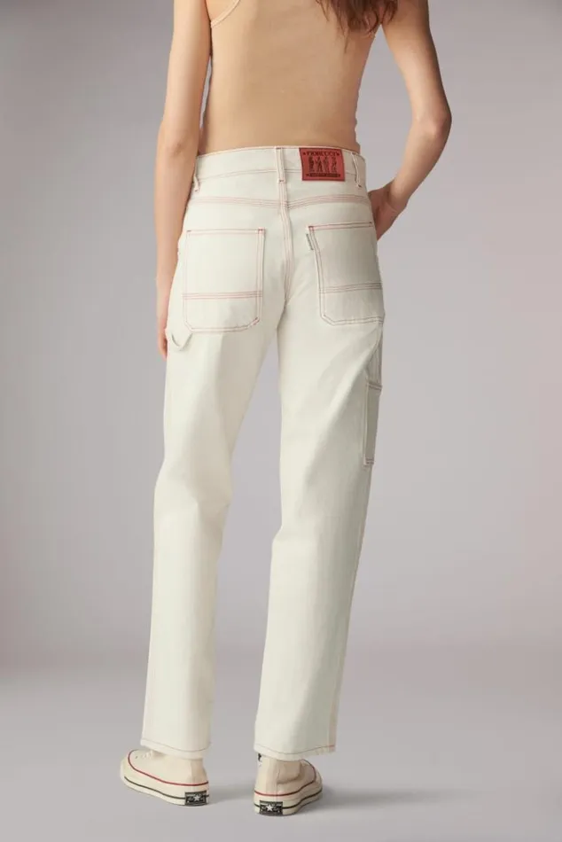 Women Fiorucci Carpenter Jeans Cream Cream Women Fiorucci Carpenter Jeans Cream Cream