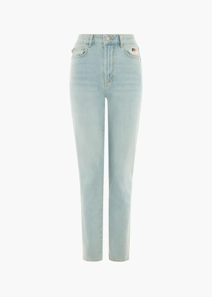 Women Fiorucci Icon Angels Tara Jeans Light Vintage Light Vintage Women Fiorucci Icon Angels Tara Jeans Light Vintage Light Vintage