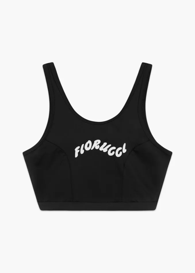 Women Fiorucci Wave Logo Vest Black Black Women Fiorucci Wave Logo Vest Black Black
