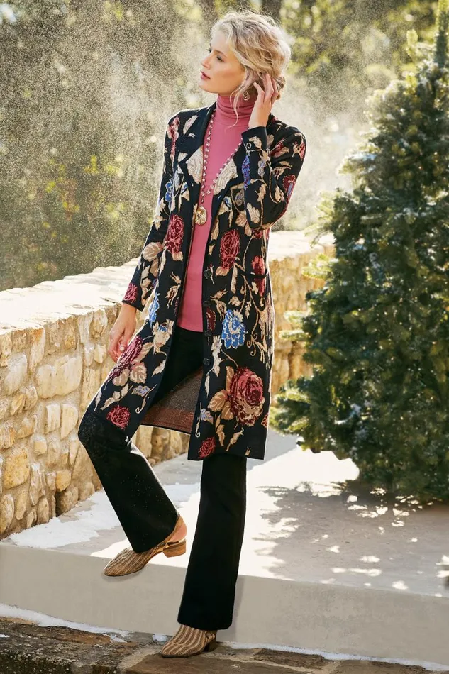 Women Glasgow Sweater Coat Black Soft Surroundings Sweaters and Cardigans Women Glasgow Sweater Coat Black Soft Surroundings Sweaters and Cardigans