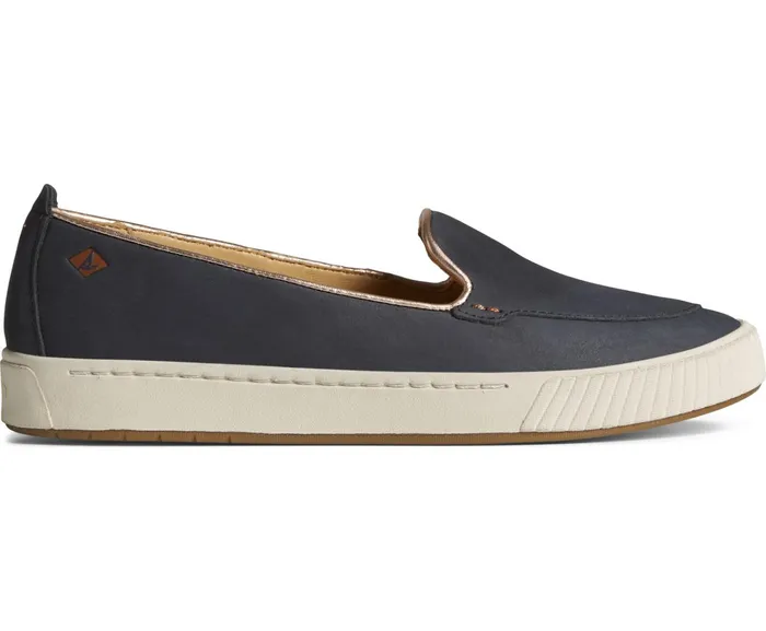 Women Gold Cup Anchor PLUSHWAVE Slip On Sneaker Black Sperry Sneakers