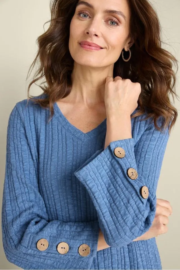 Women Goldie Knit Tunic Quiet Harbor Soft Surroundings Tops Women Goldie Knit Tunic Quiet Harbor Soft Surroundings Tops