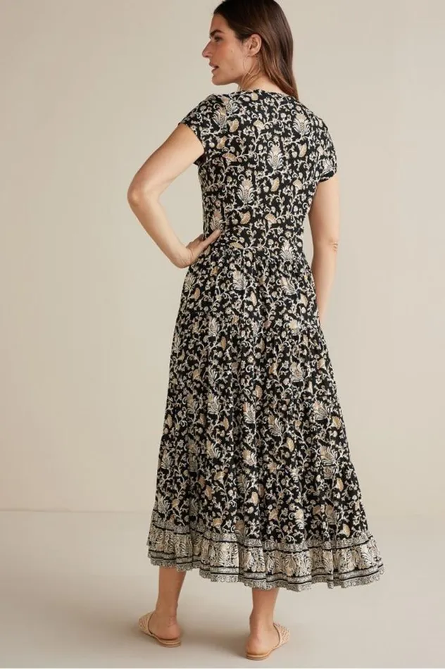 Women Hollis Midi Dress Lisbon Floral Neutral Soft Surroundings Dresses Women Hollis Midi Dress Lisbon Floral Neutral Soft Surroundings Dresses