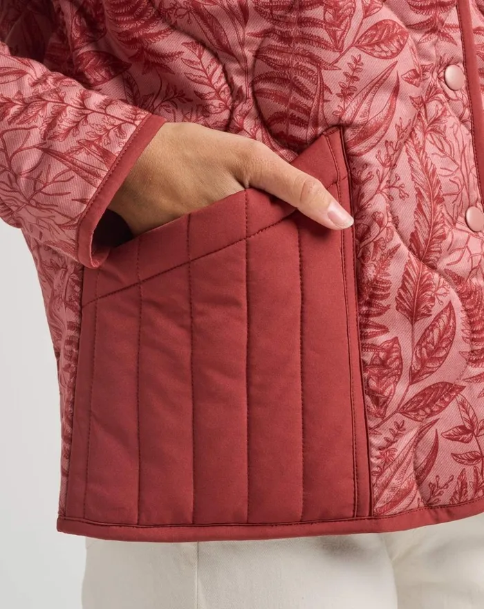 Women Jackets TravisMathew WORTH A SHOT JACKET Brick Dust